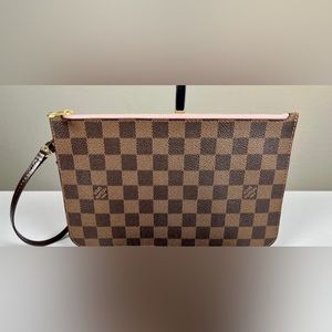 Authentic Louis Vuitton Damier Ballet Pink Pouch Wristlet